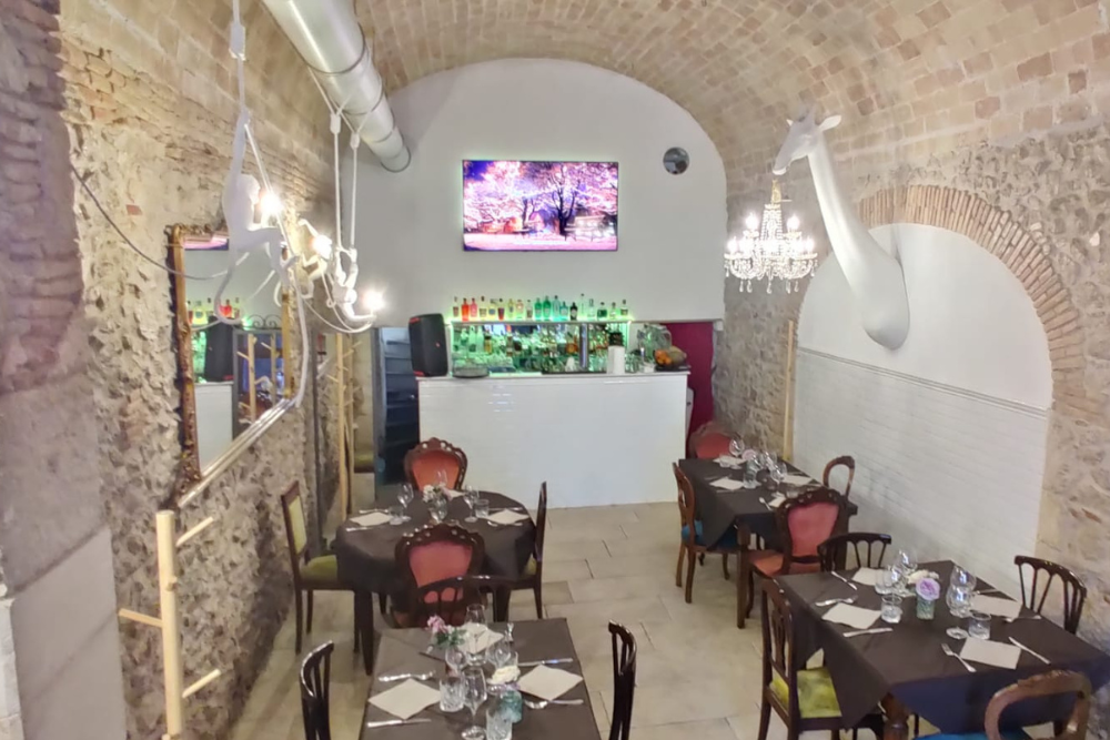 internal photo of the restaurant the Londinium Tagliacozzo