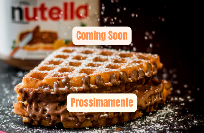 Waffles with Nutella