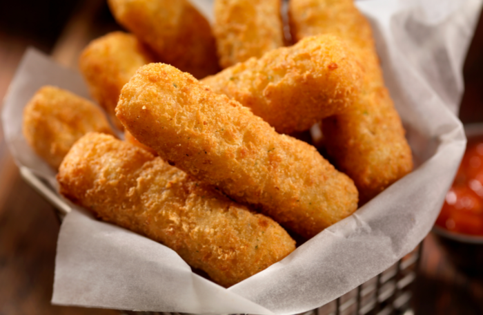 Deep Fried Mozzarella Sticks