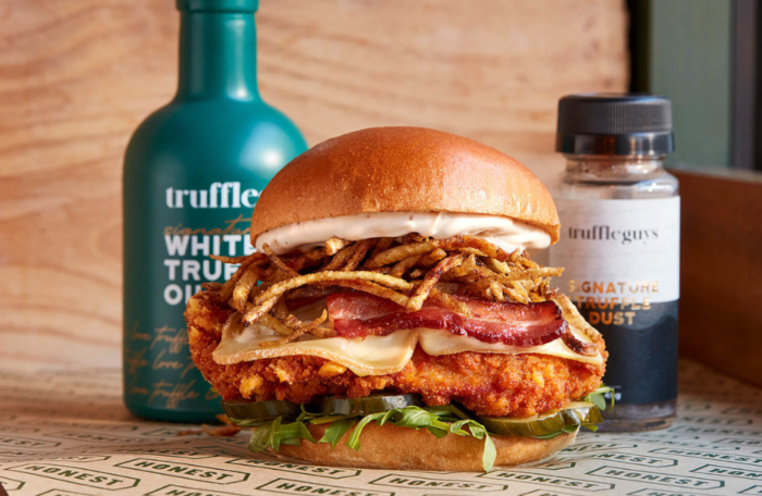 The Truffle Honey Chicken Burger